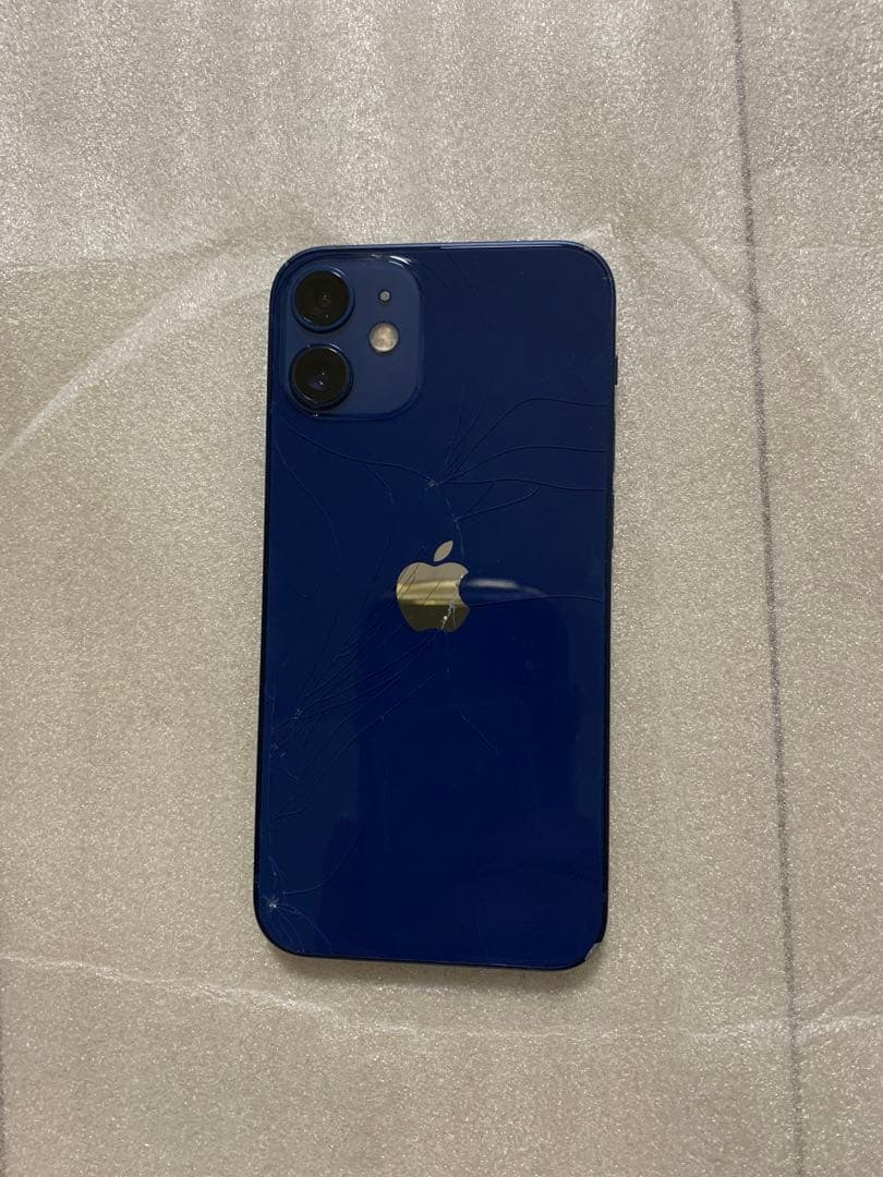 T*a様 iPhone12 mini 256GB ブルー SIMフリー 背面割れ