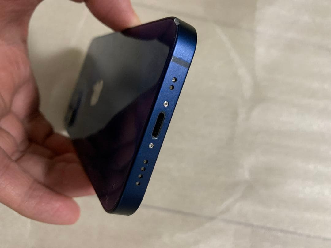 T*a様 iPhone12 mini 256GB ブルー SIMフリー 背面割れ