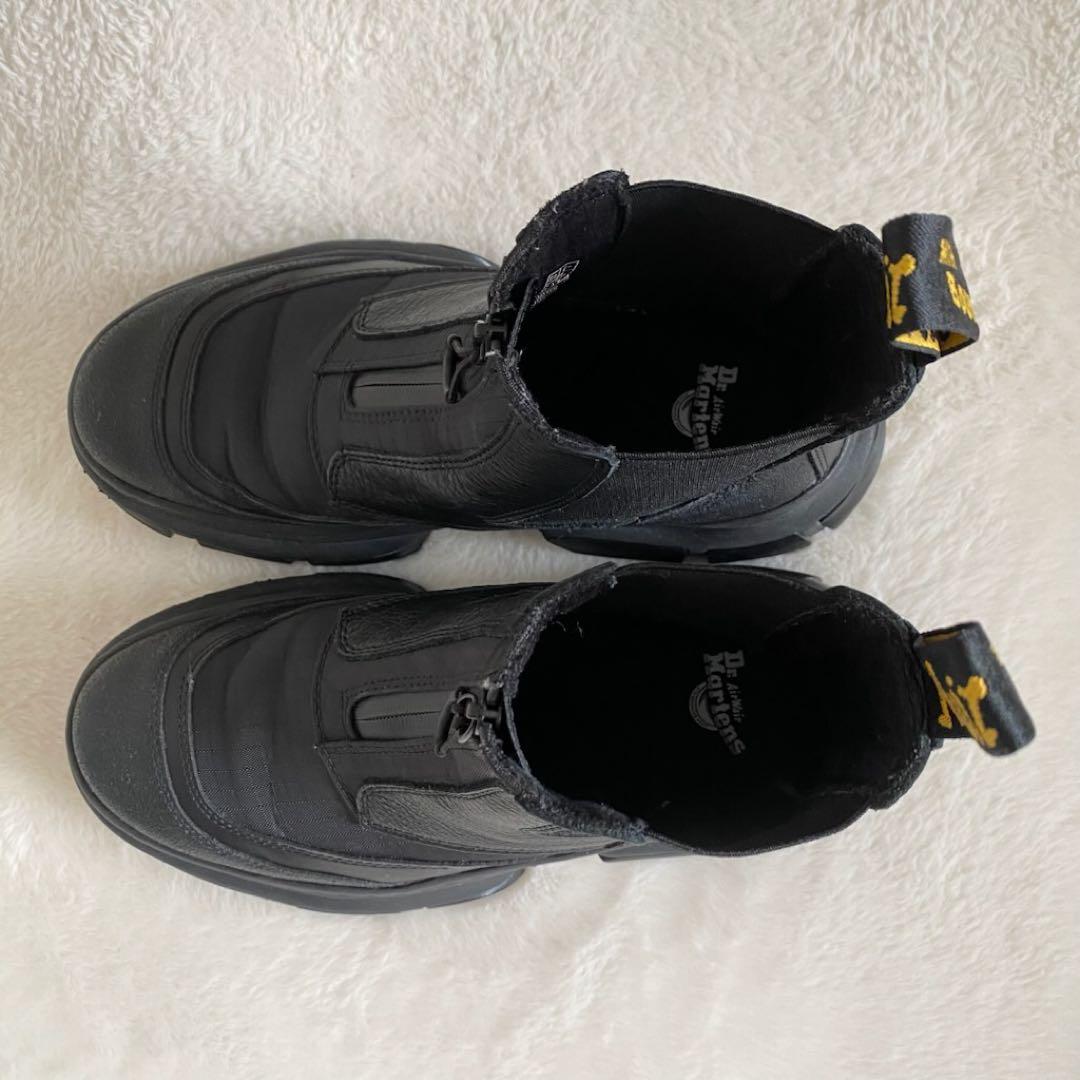 ドクターマーチン DMXL 2976 チェルシーブーツ 厚底 UK8 黒