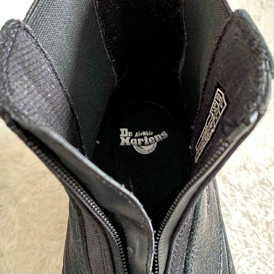 ドクターマーチン DMXL 2976 チェルシーブーツ 厚底 UK8 黒