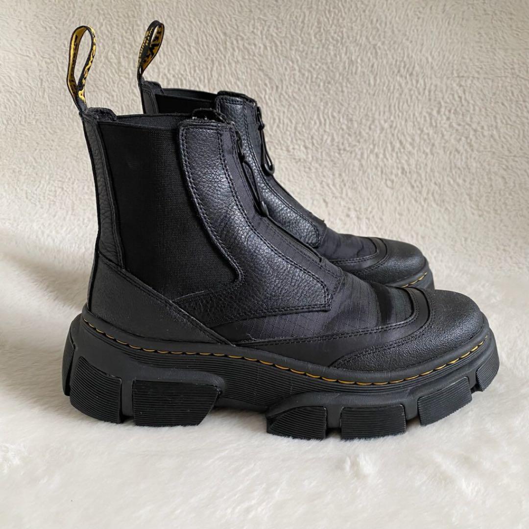 ドクターマーチン DMXL 2976 チェルシーブーツ 厚底 UK8 黒
