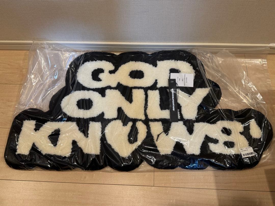 G*r様 GOD ONLY KNOWS 岩田剛典　ラグ　黒　ブラック
