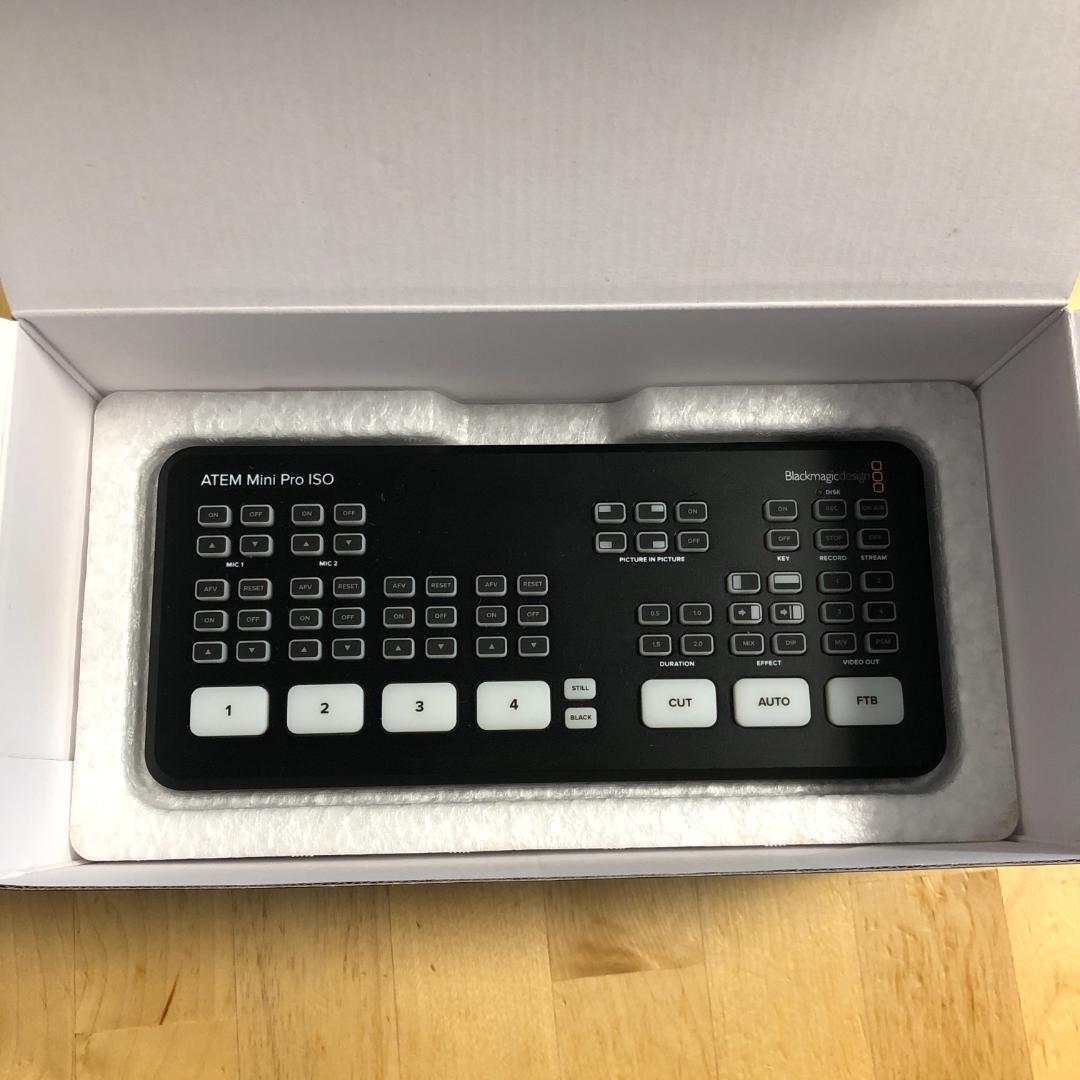 新品級美品！ATEM Mini Pro ISO 付属品多数おまけ付きです！