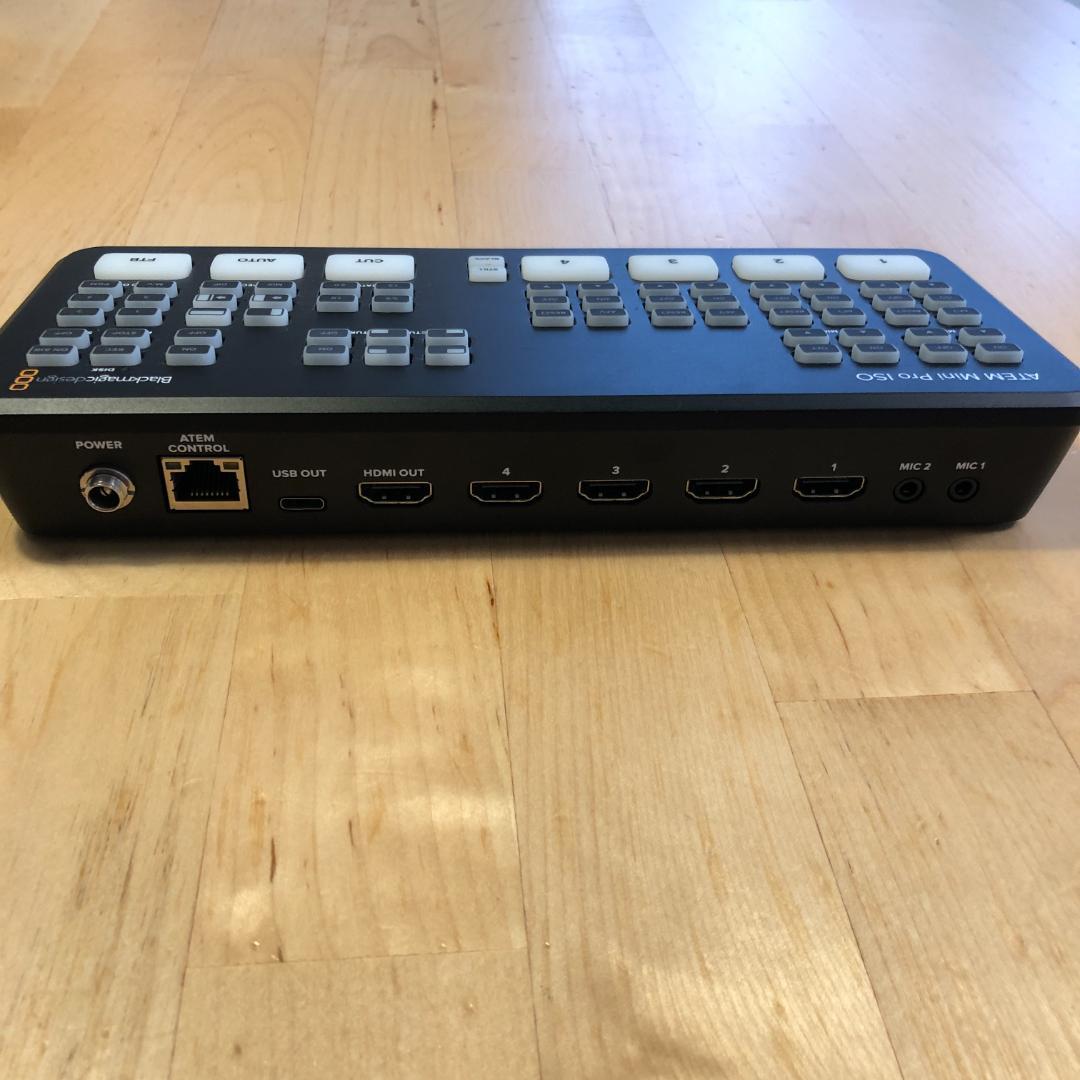 新品級美品！ATEM Mini Pro ISO 付属品多数おまけ付きです！