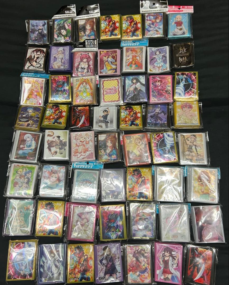 キャラスリーブ　ケース等　超大量まとめ売り　未使用多数　195点以上