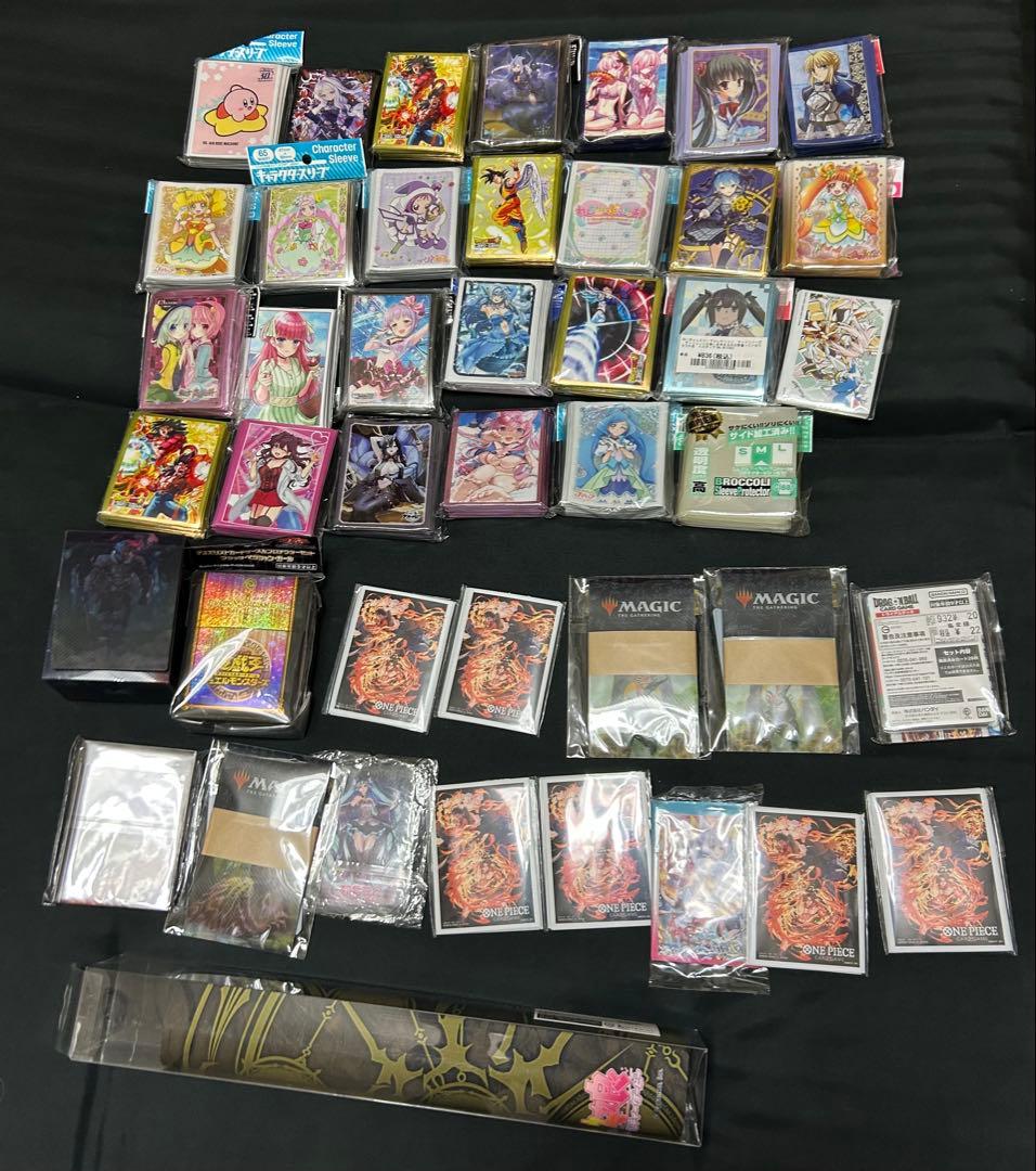 キャラスリーブ　ケース等　超大量まとめ売り　未使用多数　195点以上