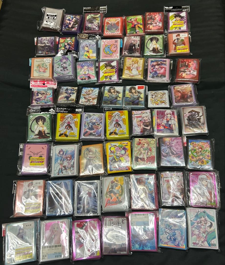 キャラスリーブ　ケース等　超大量まとめ売り　未使用多数　195点以上