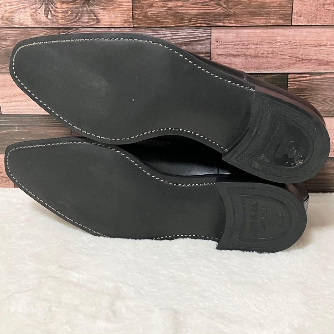 極美品 SCOTCH GRAIN ビジネス シューズ 革 靴 27.0 黒