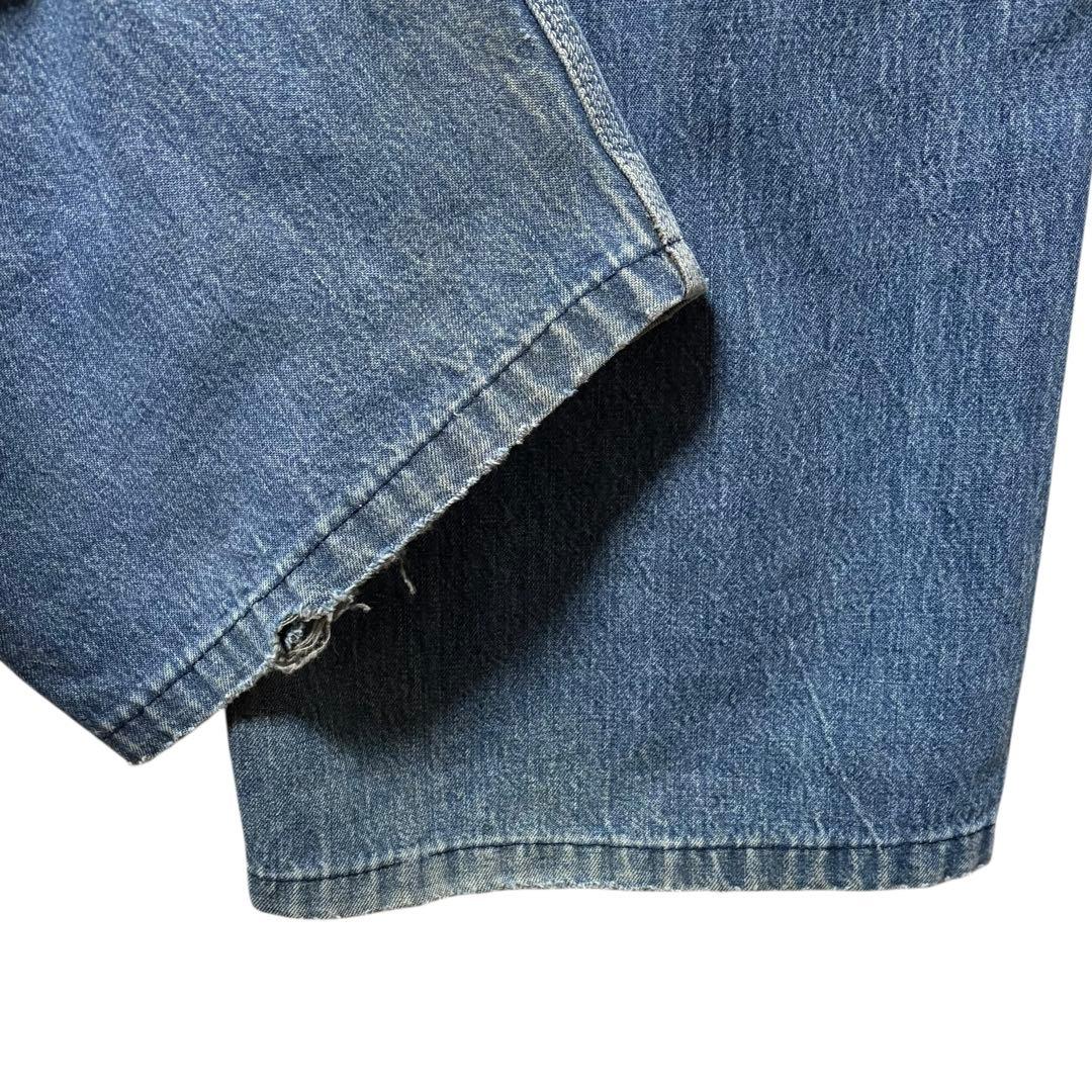 80〜90s USA製 Dickies デニムオーバーオール ヴィンテージ 40