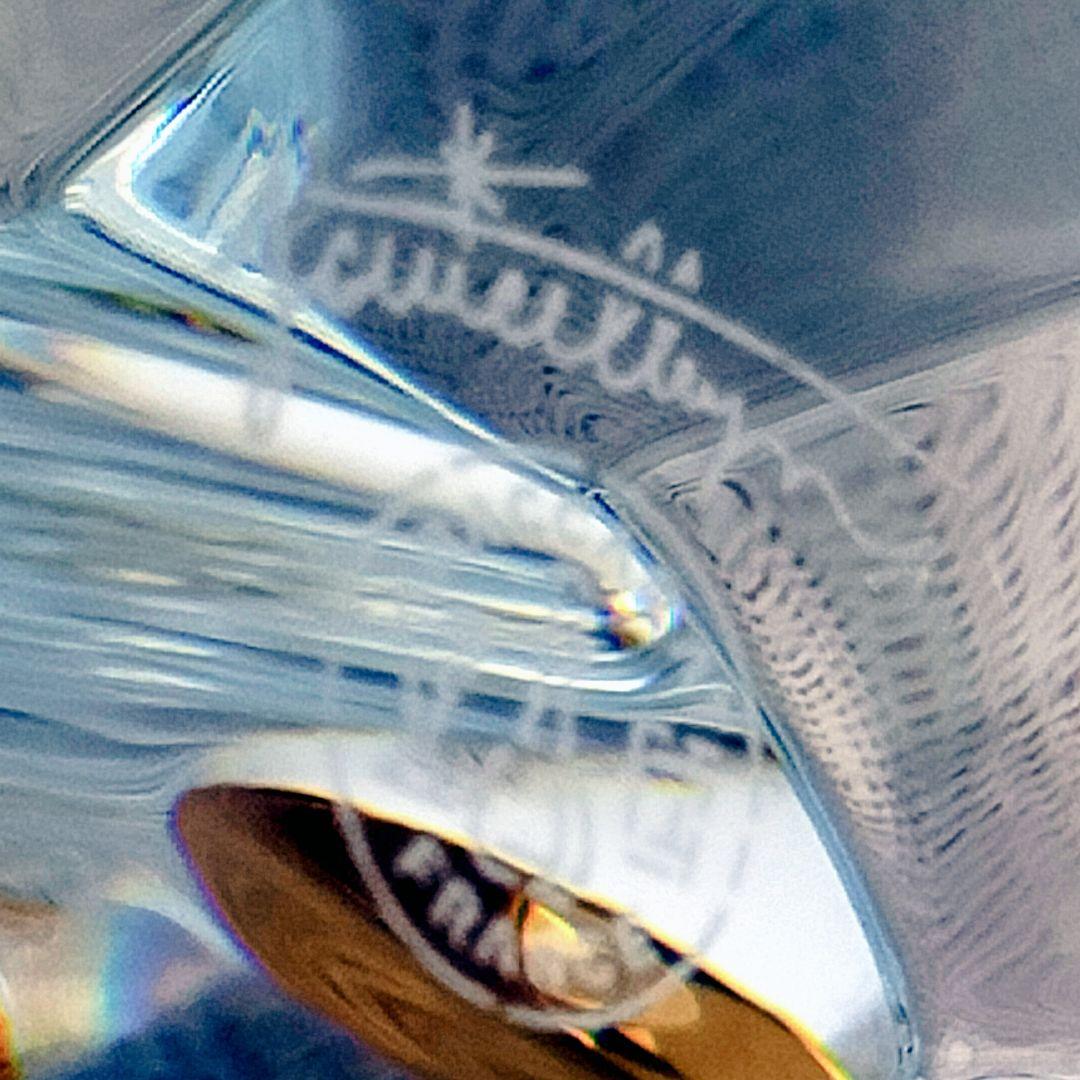 【未使用】 Baccarat ファウナクリスト　花瓶　フラワーベース 鳥　金彩