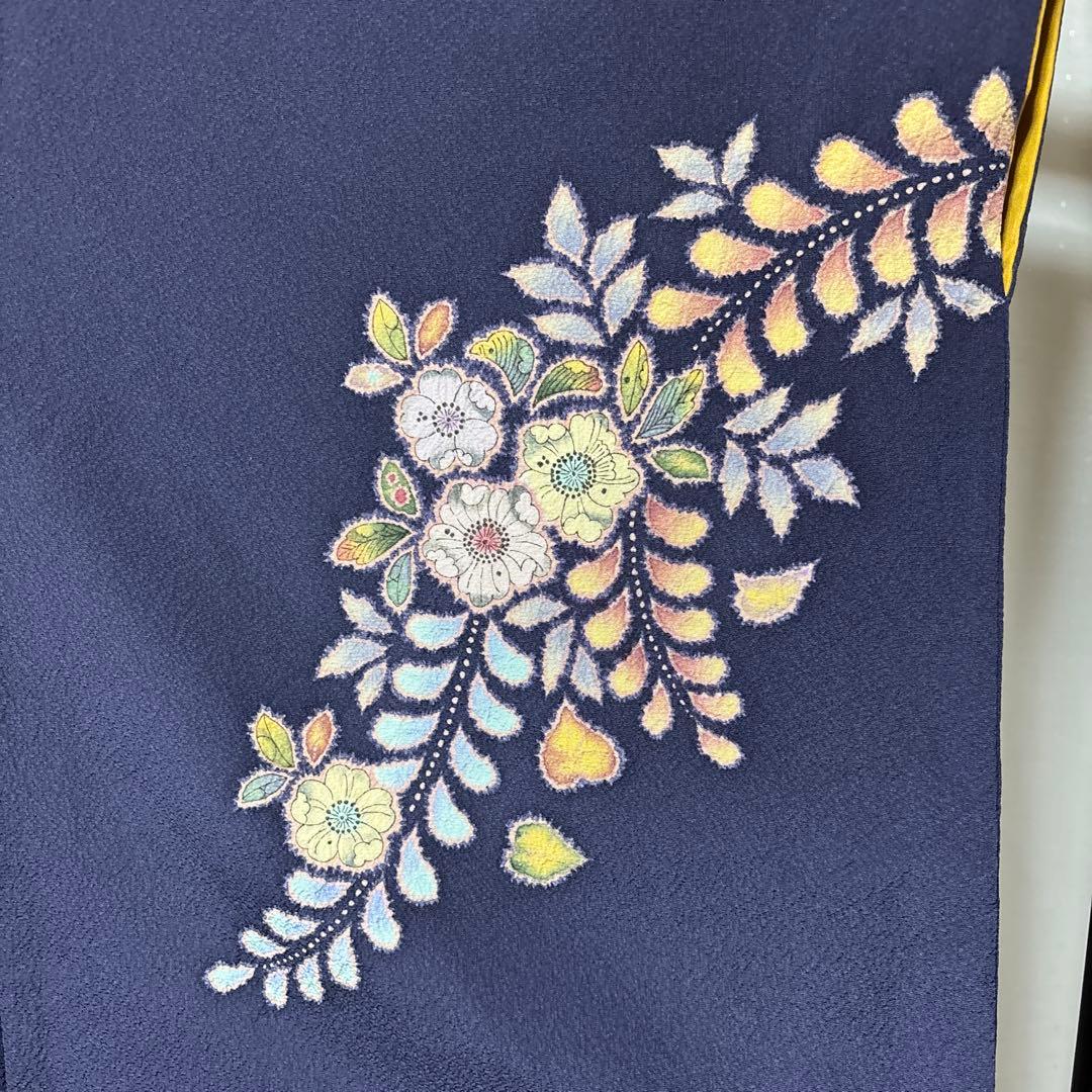 ま*ぉ様 新品　美品　袷　正絹　辻が花　翠山工房　訪問着　フルセット　西陣唐織袋