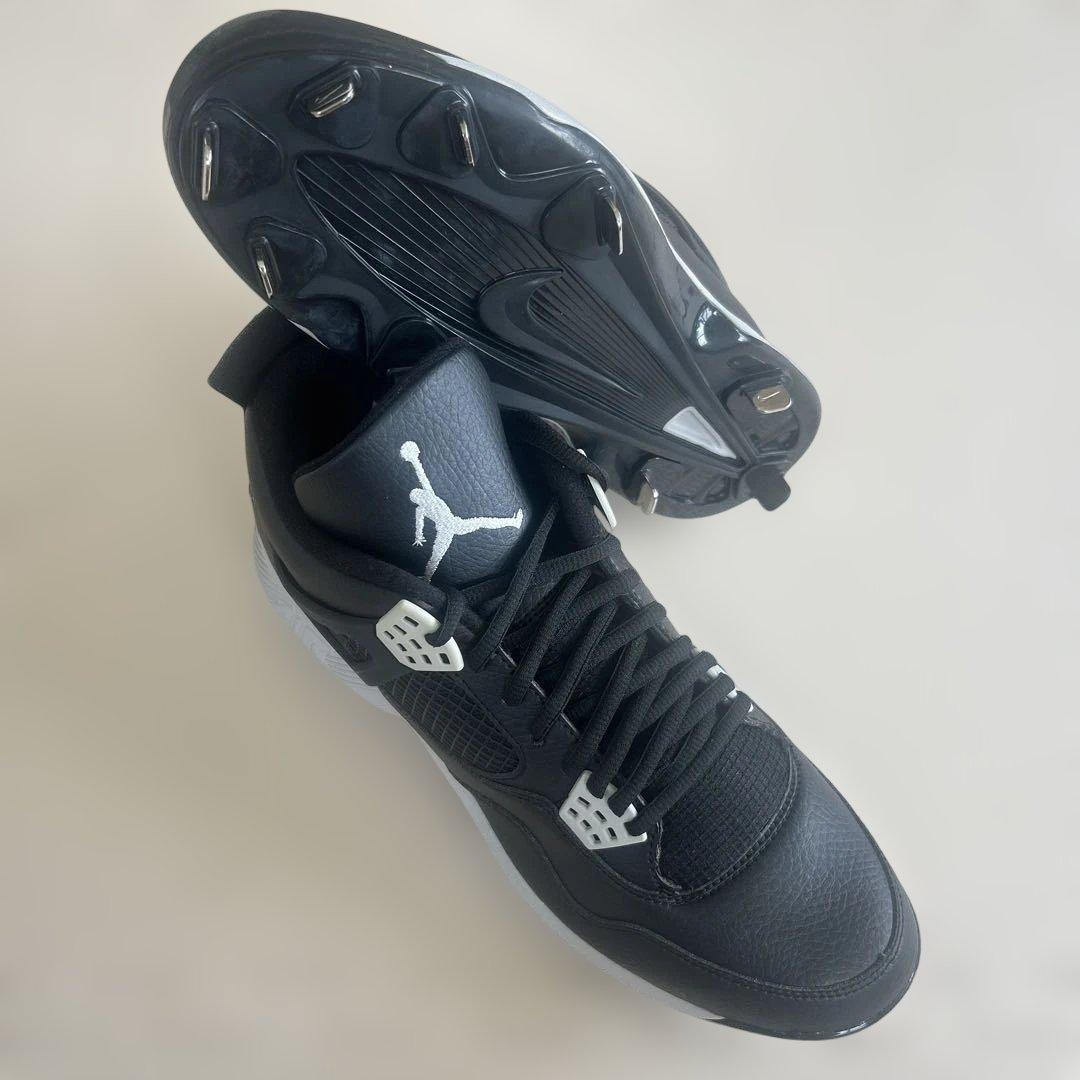 AIR JORDAN IV RETRO L オレオ　野球スパイク29cm