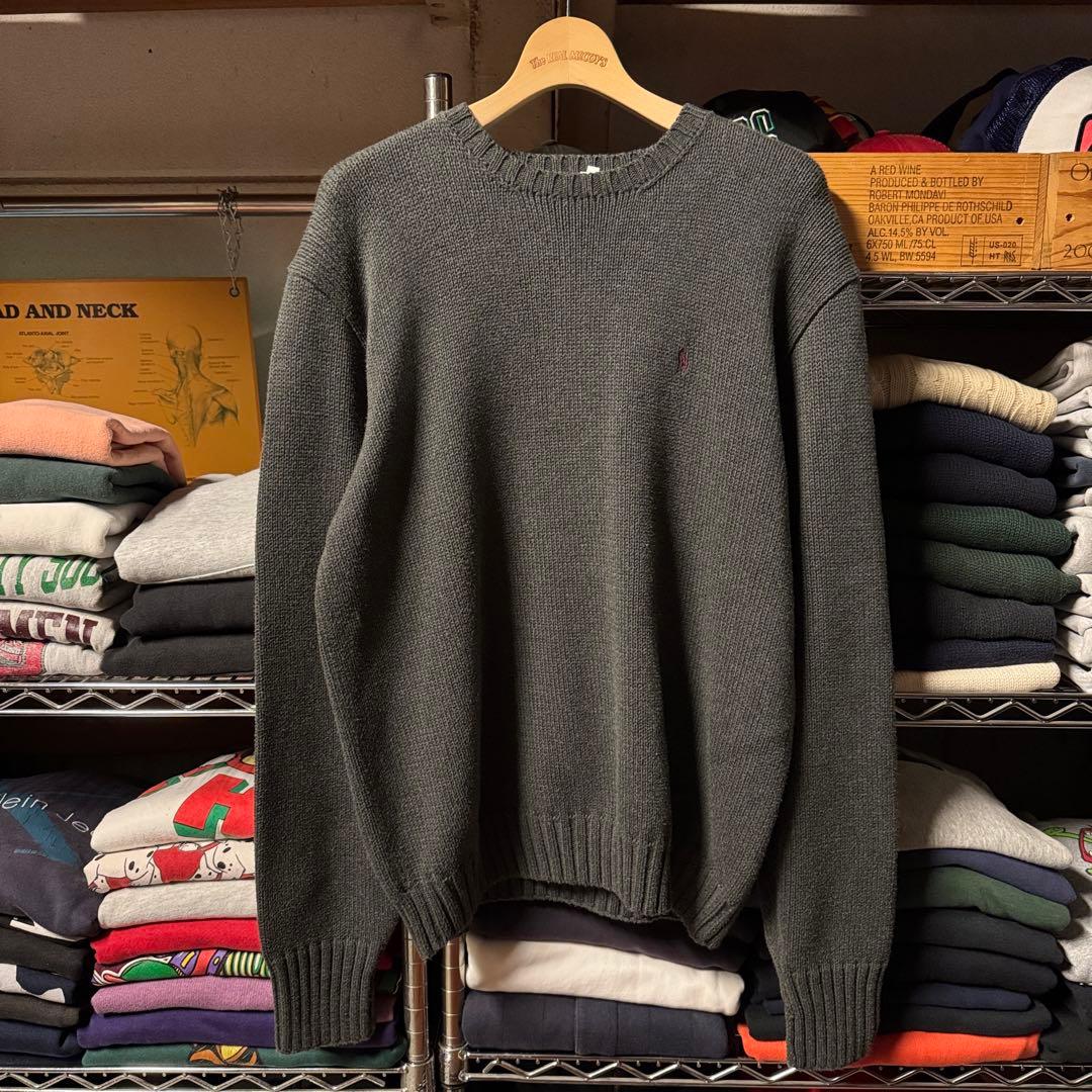 レアカラー 上質 Ralph Lauren ラルフローレン コットンニット