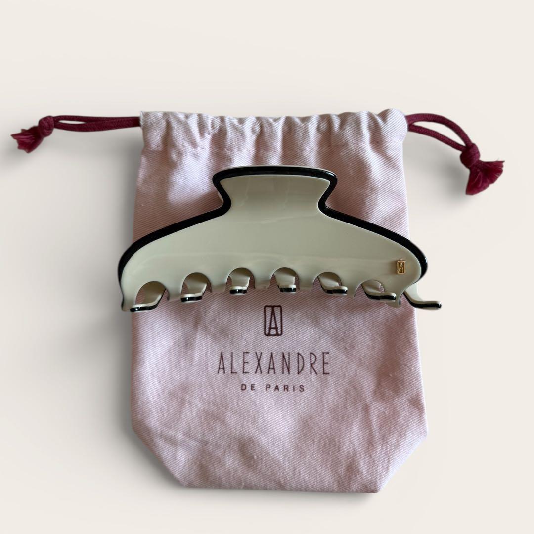 ALEXANDREDEPARIS アレクサンドルドゥパリ　ヘアクリップ 巾着付き