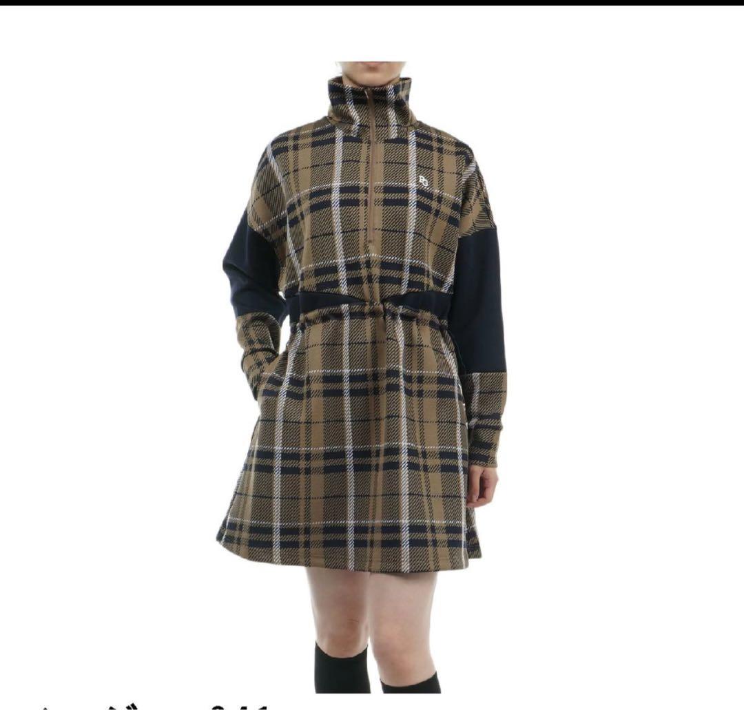 値下げ　パーリーゲイツ チェック柄　ワンピース