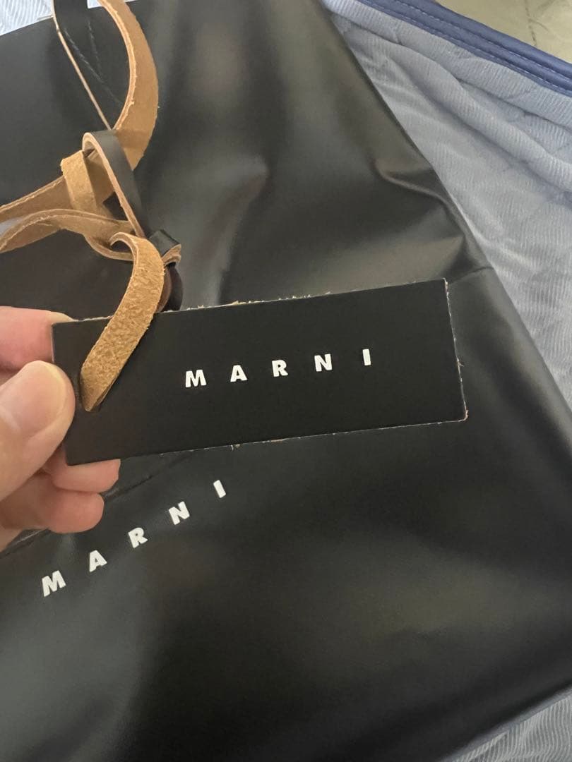MARNI トライベッカオープンショッパー　ブラック
