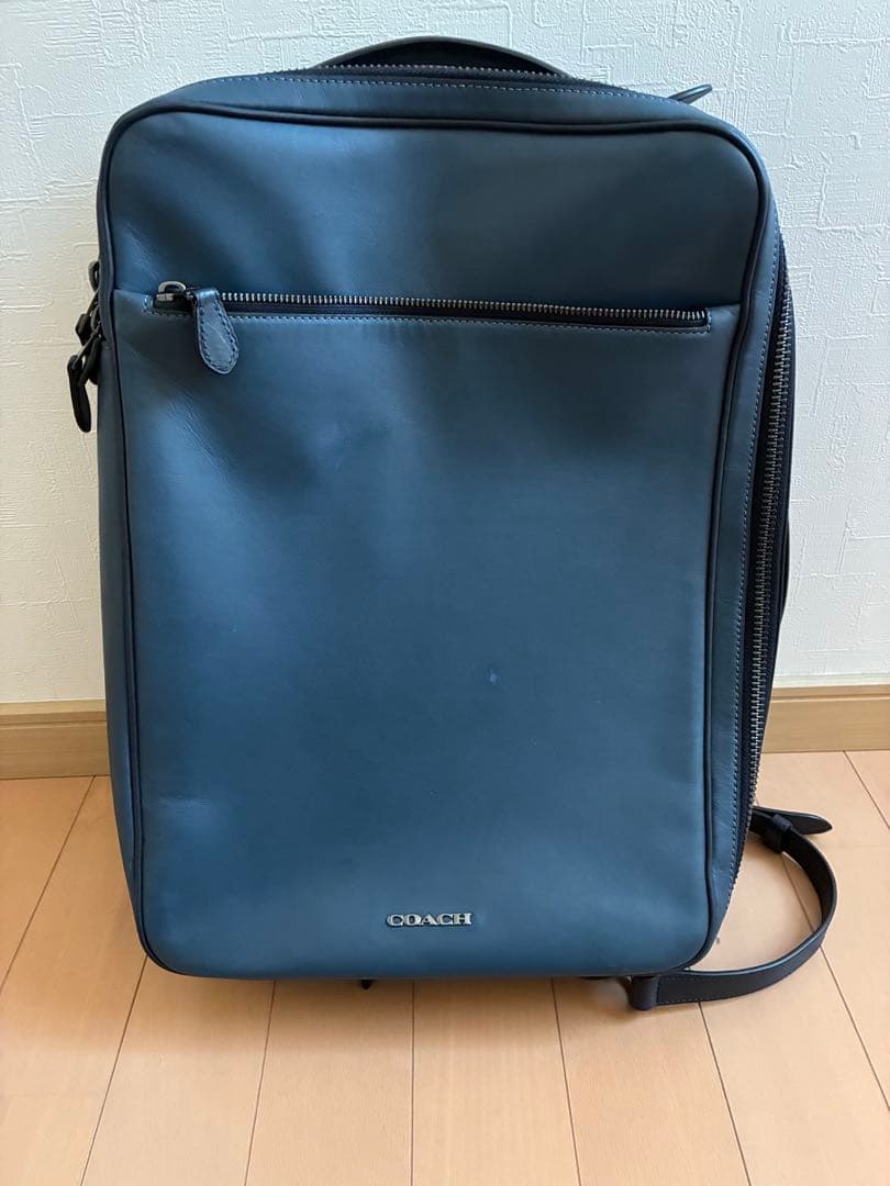 COACHブルー リュック・バックパック