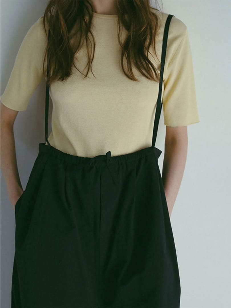 【完売品】ETRE TOKYO デザインストラップボリュームサスパンツ