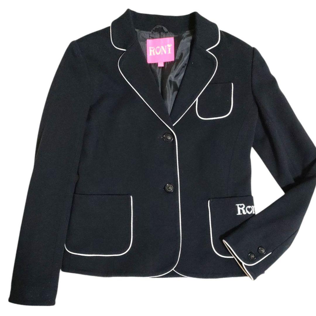 RONI 　セットアップ　卒服　スーツ スカートセット　黒　XL　5点セット