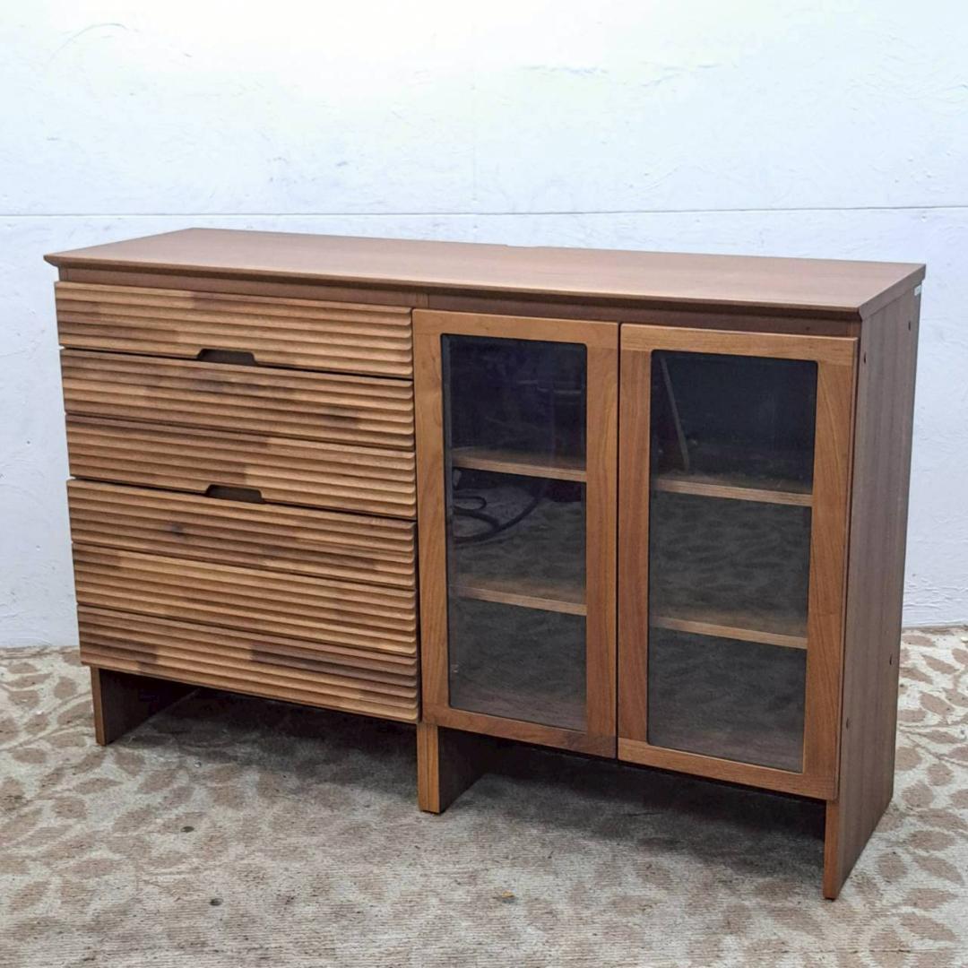 カリモク チターノ サイドボード カップボード W1370 モダン