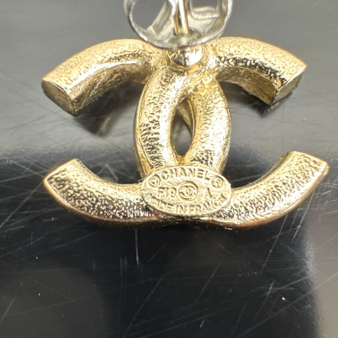 CHANEL シャネル ココマーク ラインストーン ピアス 片耳用 F19 A