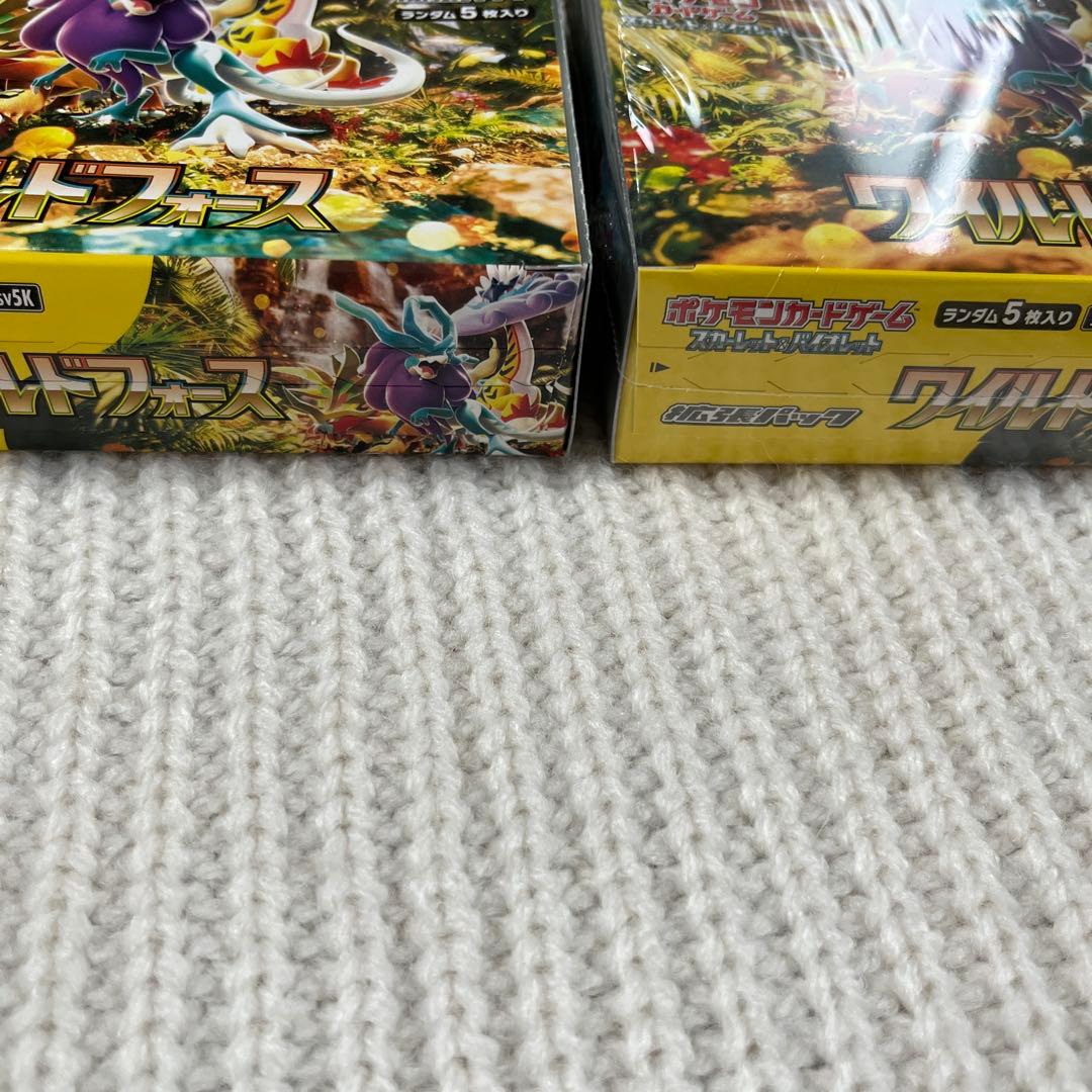 ポケモンカードゲーム ワイルドフォース 5パック入り　二箱