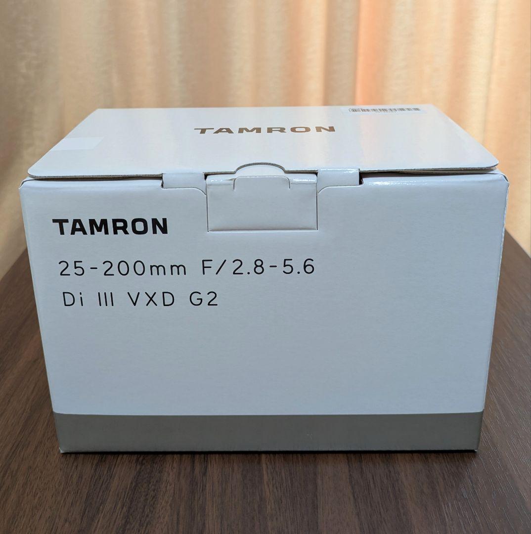 タムロン 25-200mm F2.8-5.6 G2【新品未開封】