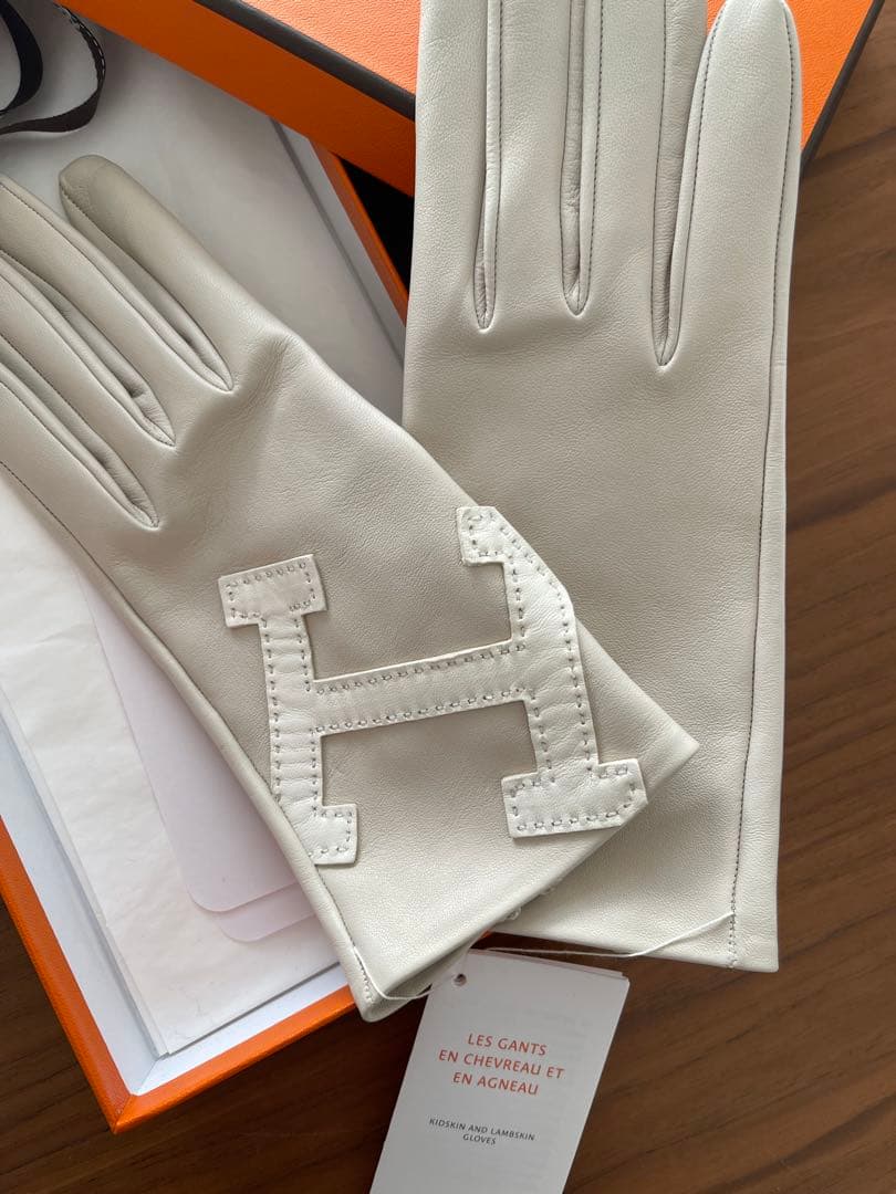 【新品未使用】HERMESエルメス 手袋 グローブ サイズ7