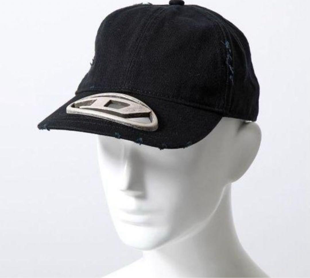 DIESEL C-Beast-A1 ロゴキャップ ブラック メタルD 新作