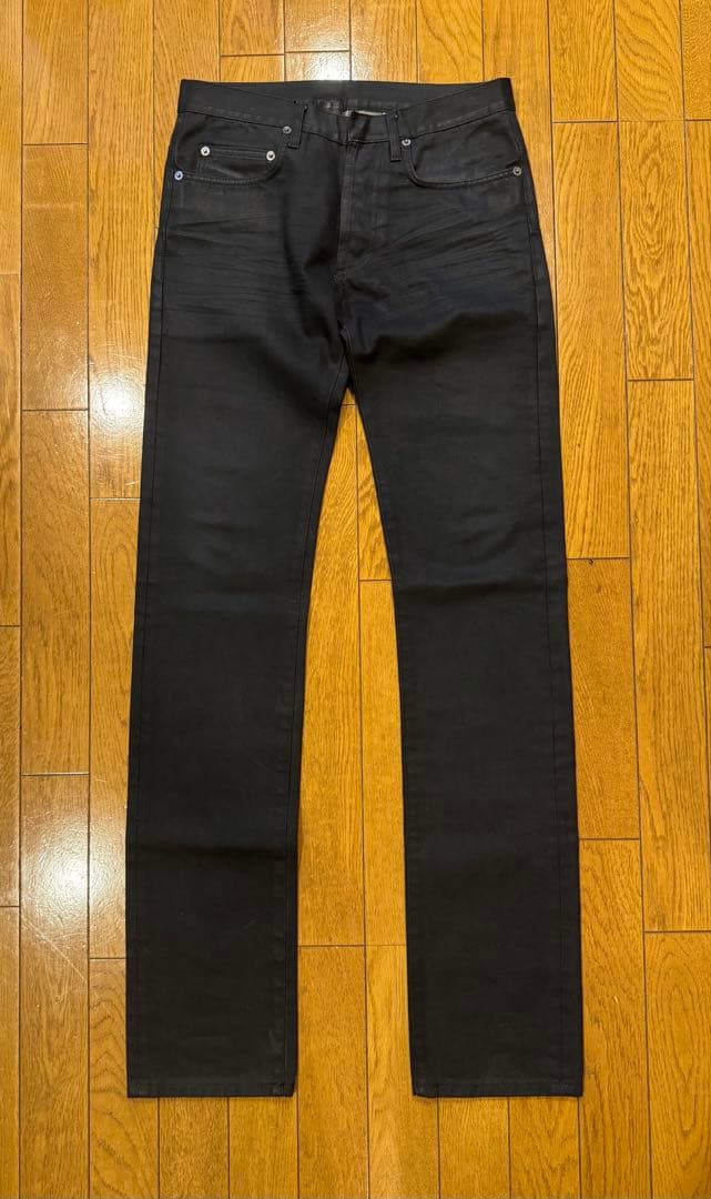 Dior homme エディ期 コーティング デニム　ブラック