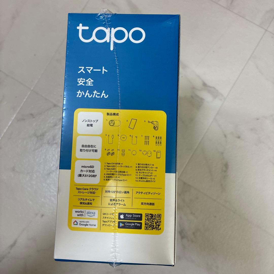 「美品.新品.未開封」Tapo C410 KIT ソーラー給電防犯カメラ