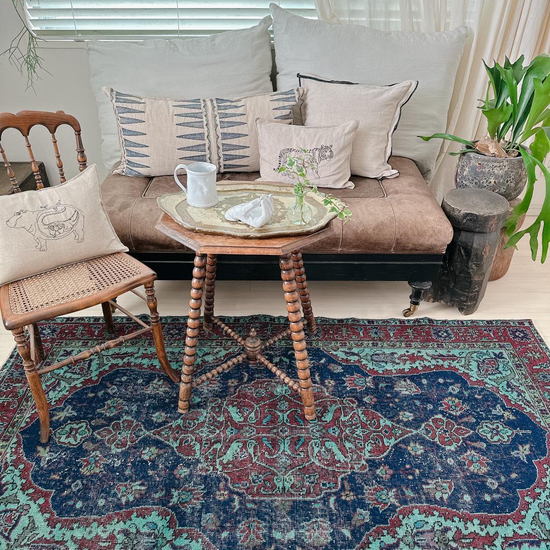 0938 トルコ ヴィンテージラグA107