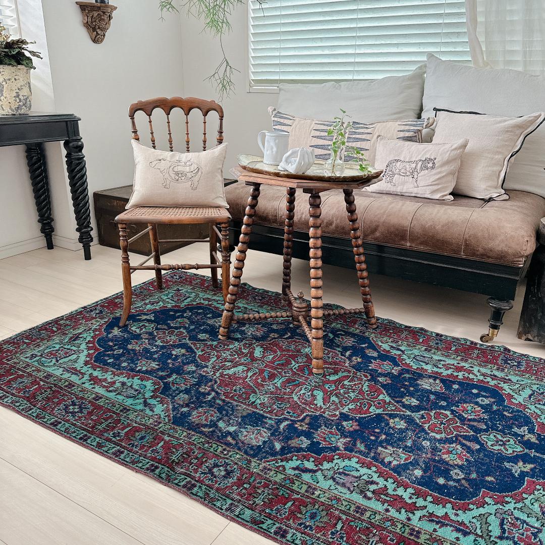 0938 トルコ ヴィンテージラグA107