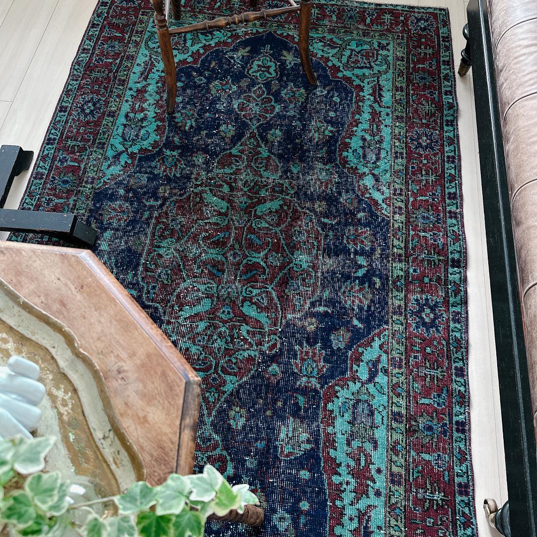 0938 トルコ ヴィンテージラグA107