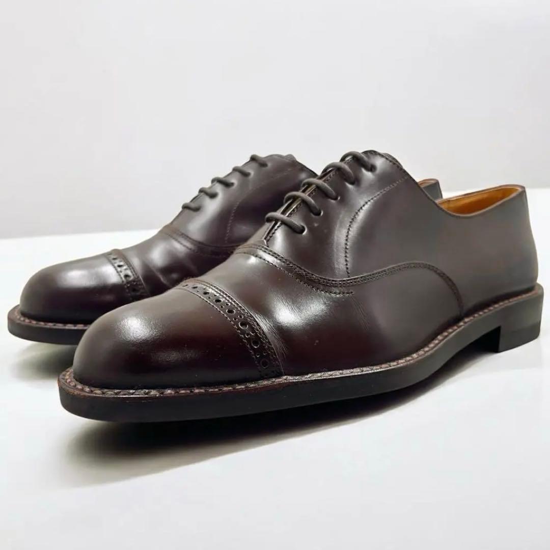 【美品】 リーガル ドレスシューズ 26cm 革靴 内羽根 ストレートチップ