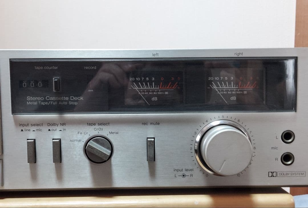 テクニクス カセットプレイヤー/レコーダー RS-M13型 動作確認品