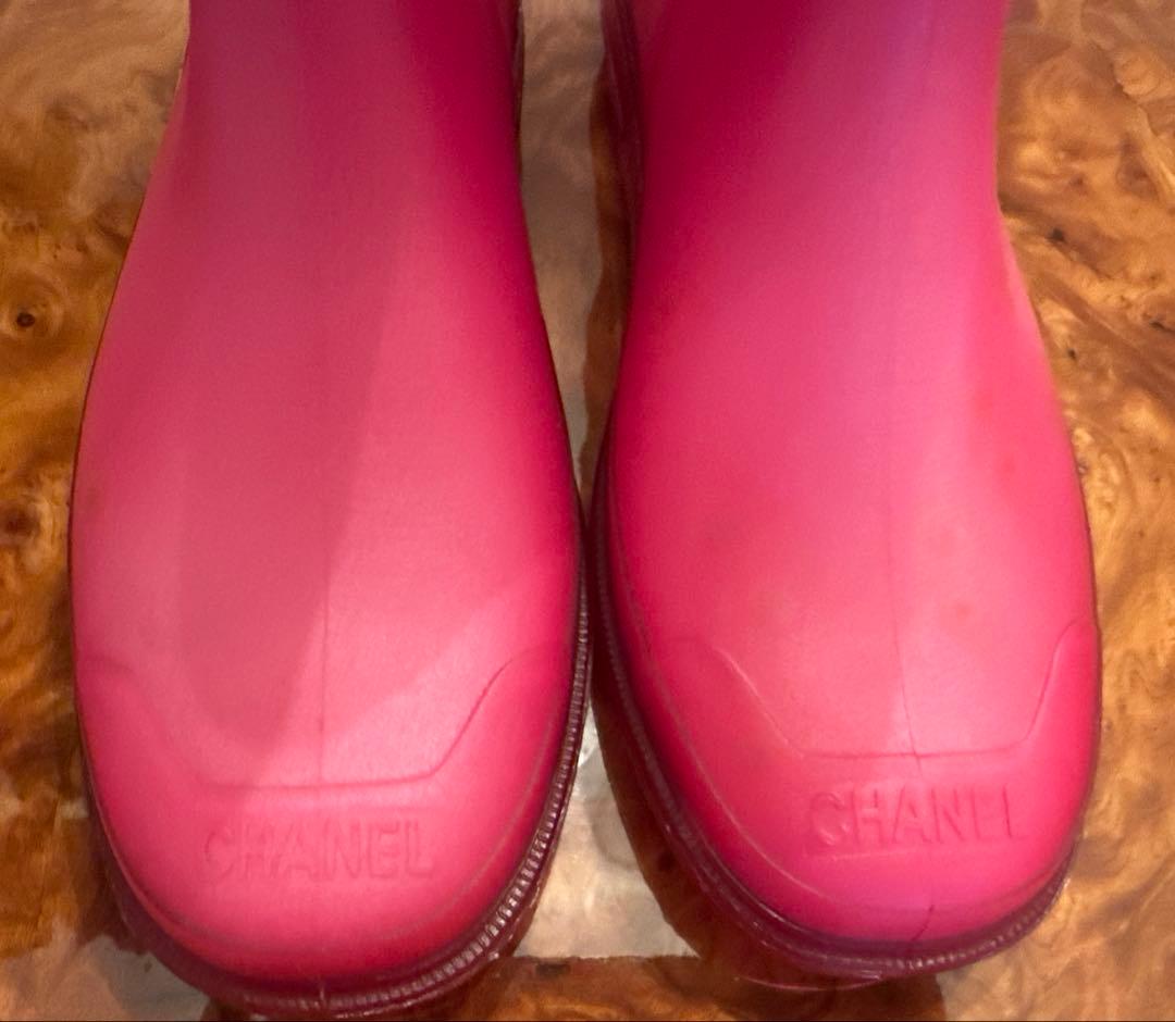 こ*り様 CHANEL ピンク 長靴 サイズ37
