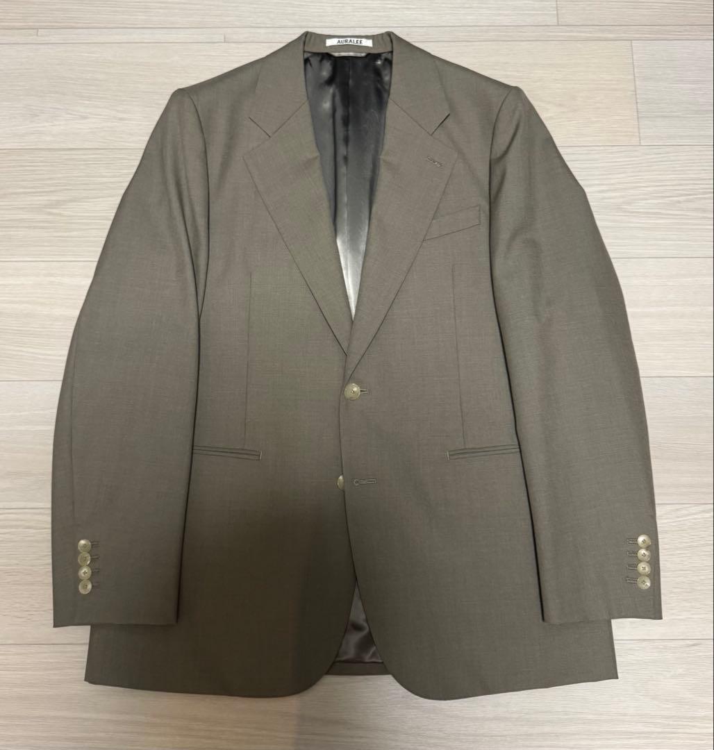 AURALEE BLUEFACED WOOLジャケット