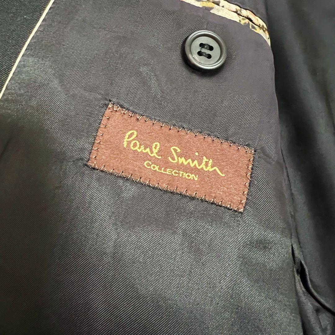 美品　ポールスミス コレクション スーツ セットアップ　花柄　ブラック　MX