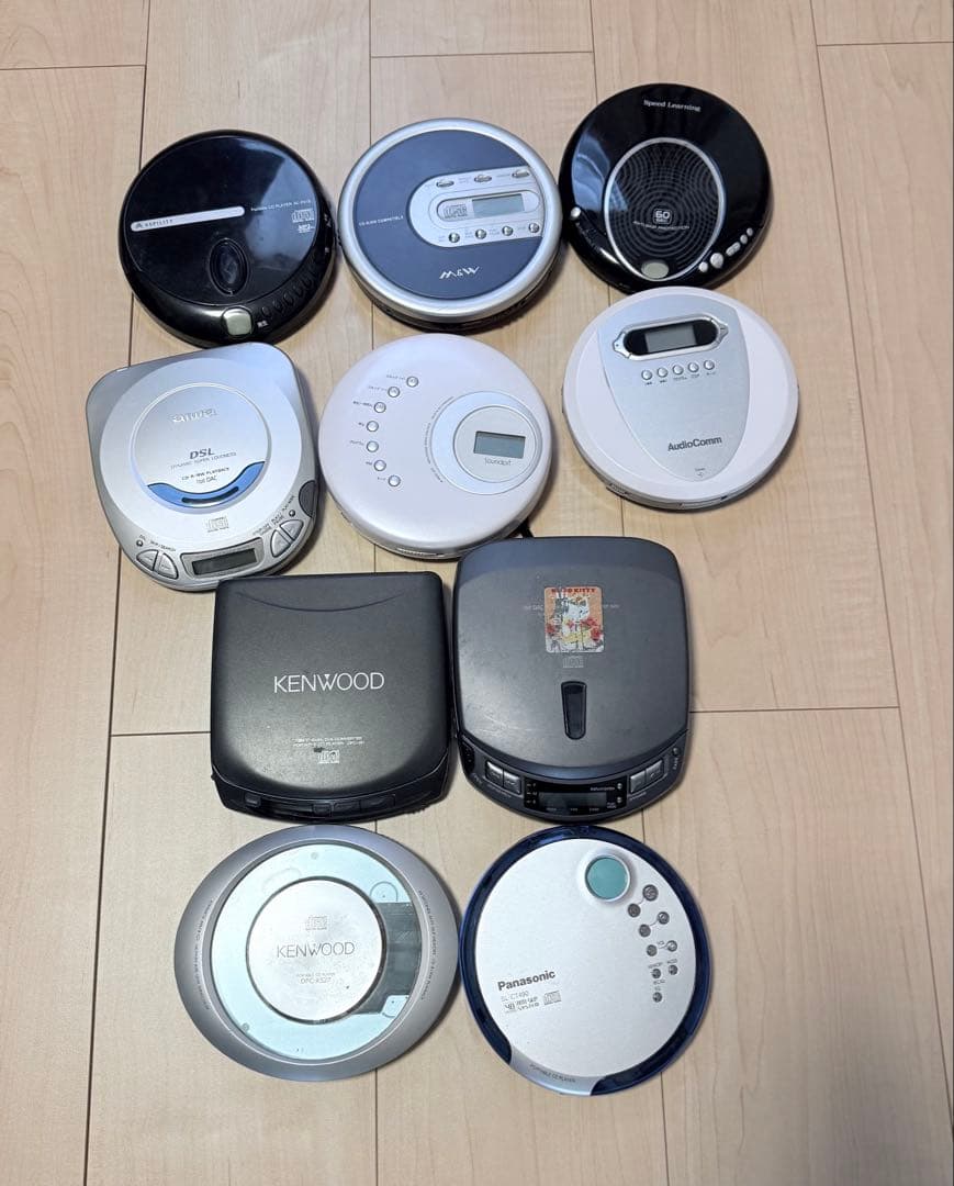 ポータブルCDプレーヤー 10台まとめ売り　ジャンク