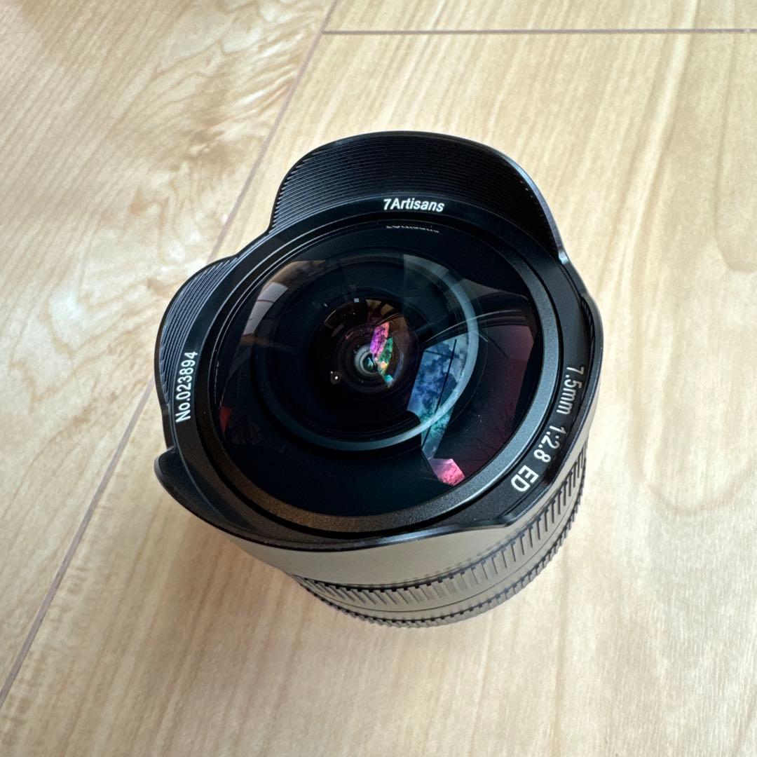 7Artisans 7.5mm F2.8 Fish-eye II富士Xマウント