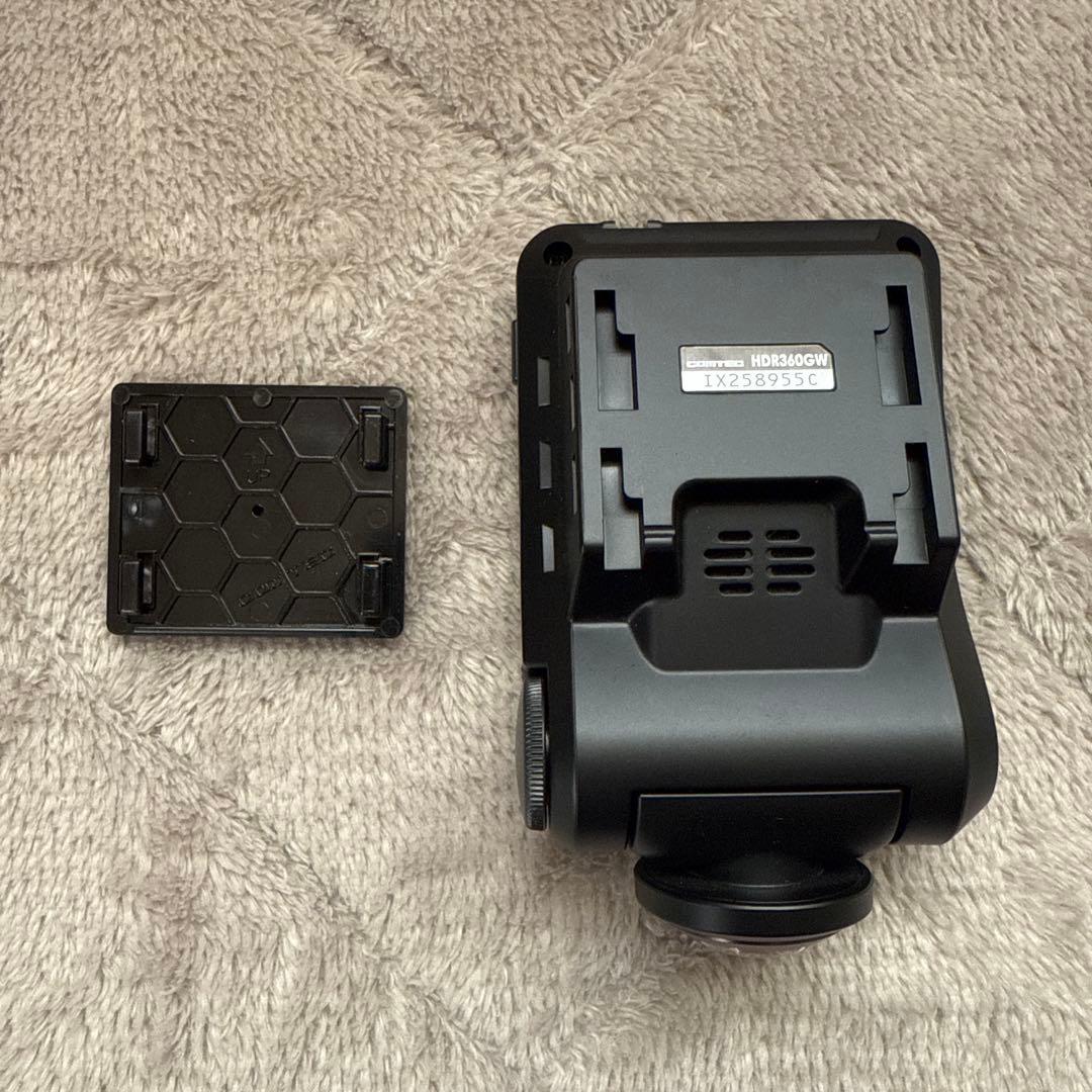 コムテック HDR360GW ドライブレコーダー 360°+リアカメラ