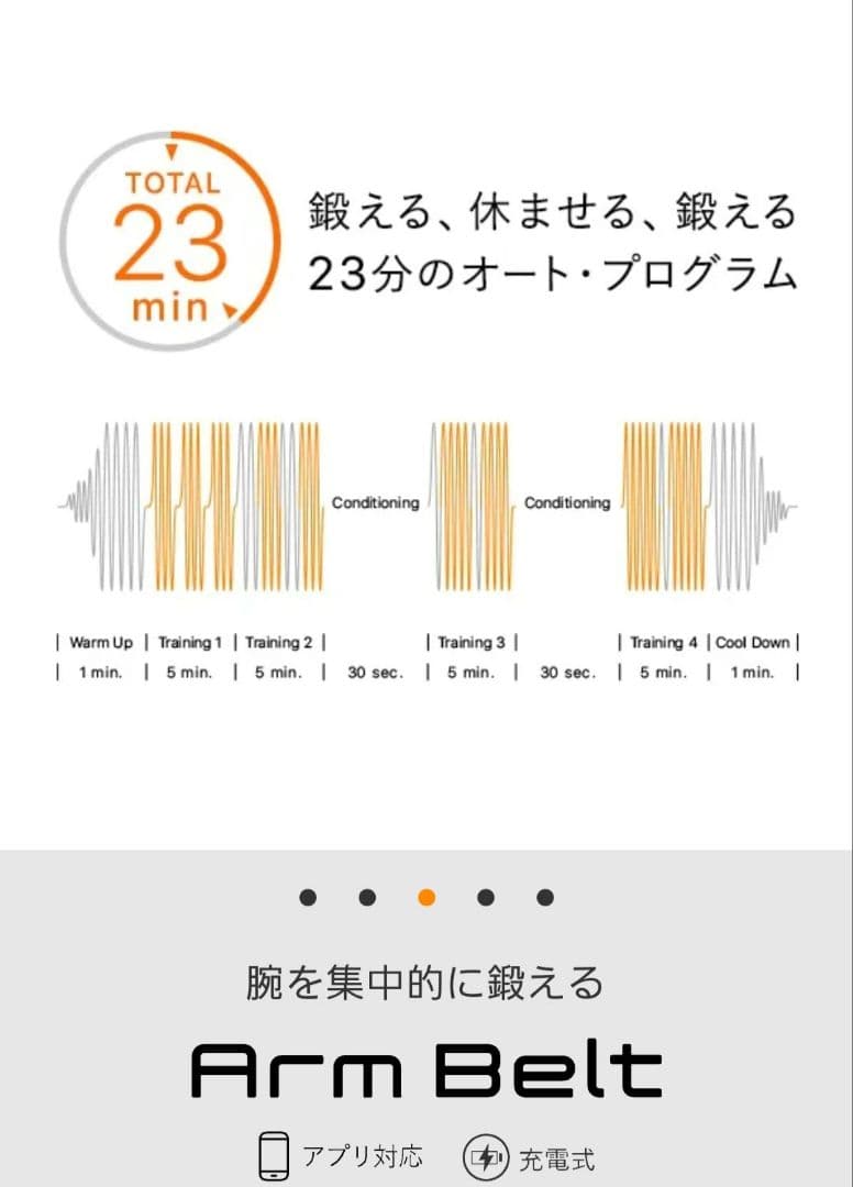 新品未開封　SIXPAD　Arm Belt（シックスパッド　アームベルト）