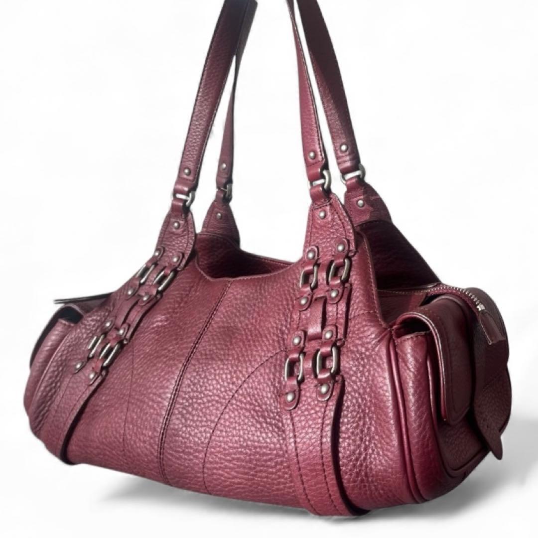 バッグ y2k archive cole haan studs leather bag