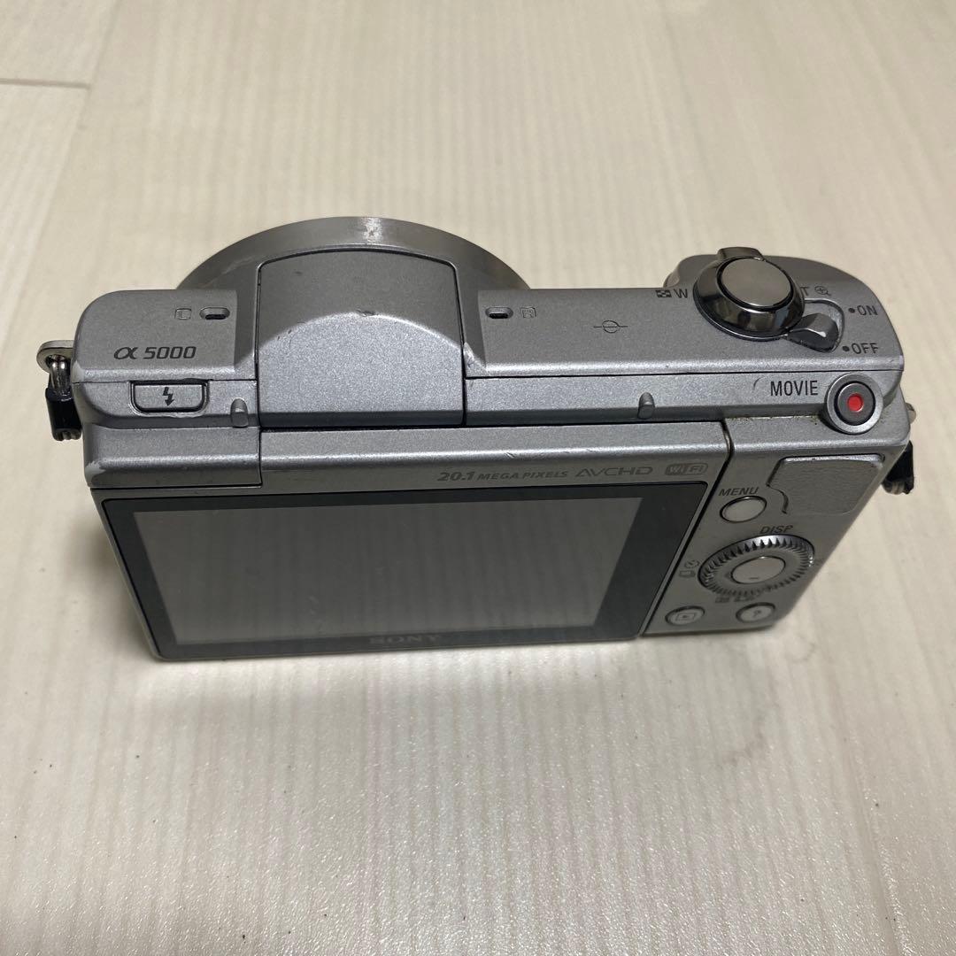 SONY α5000 シルバー ミラーレス一眼カメラ 本体（ボディのみ）
