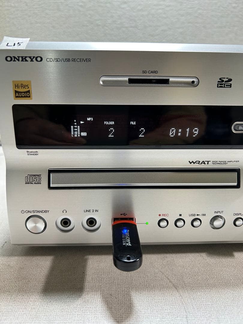 L15 整備ONKYO NFR-9TX ハイレゾ CD/SD/USBレシーバー