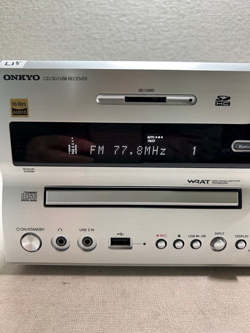L15 整備ONKYO NFR-9TX ハイレゾ CD/SD/USBレシーバー
