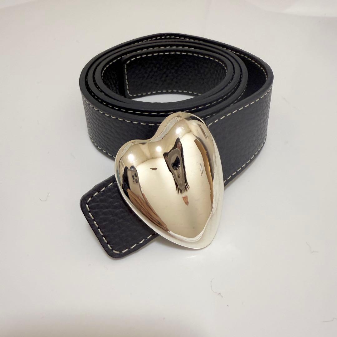 アバケーション EART30 BUCKLE ネイビー　ハート　ベルト　別注