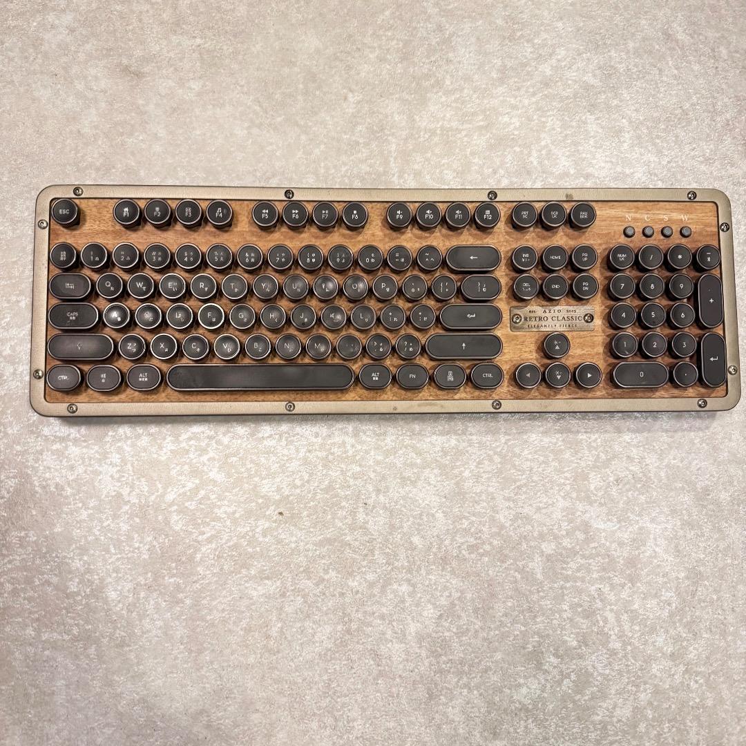 キーボード AZIO Retro Classic MK-RETRO-BT-W-01-JP