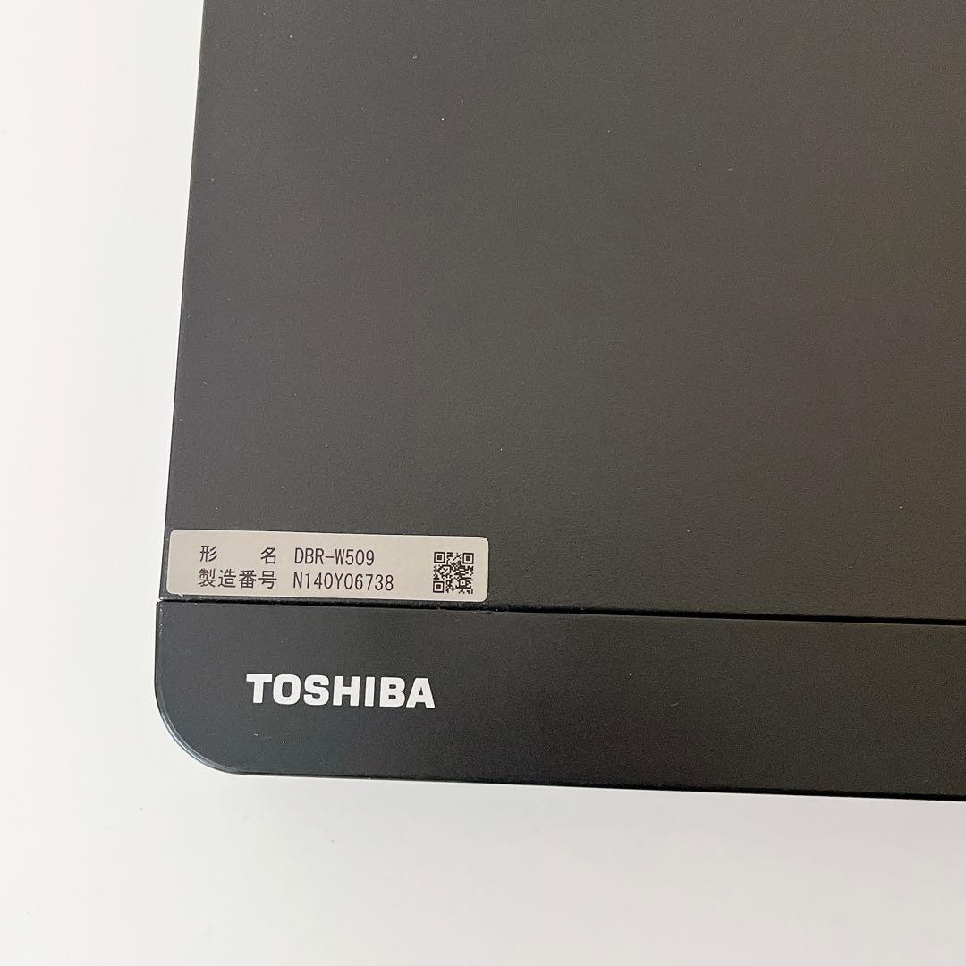 美品TOSHIBA東芝 REGZAレグザ DBR-W509 ブルーレイレコーダー